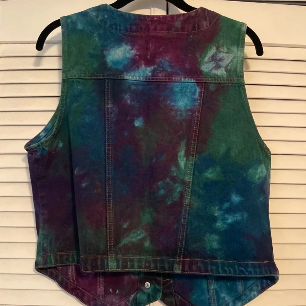 Vintage Bill Blass Tye Dye Vest - Picture 4 of 4